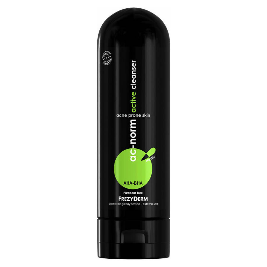 FREZYDERM Ac-Norm Active Cleanser Υγρό Καθαρισμού για Λιπαρό Δέρμα με τάση Ακμής 200ml
